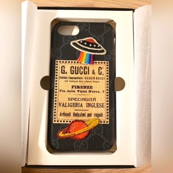 Gucci Other - GG iPhone 7/8 Case UFO (Authentic) Design R140-B3-015 Black